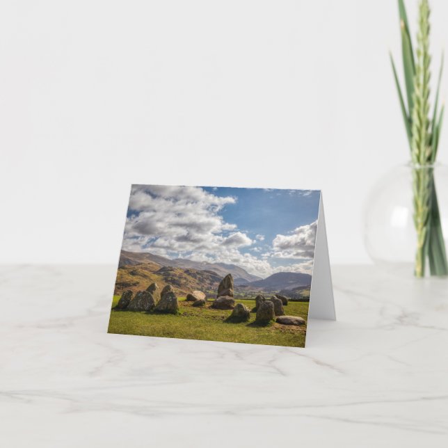 Castlerigg and Helvellyn Card (Front)