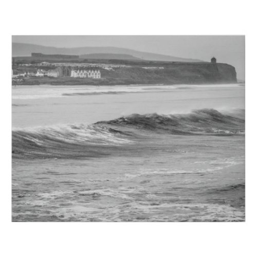 Castlerock Northern Ireland and Mussenden temple Faux Canvas Print