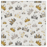 Castles and Flags  Fabric