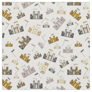 Castles and Flags Fabric