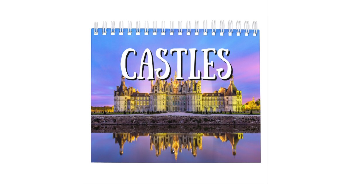 Castles Collection Wall Calendar Zazzle