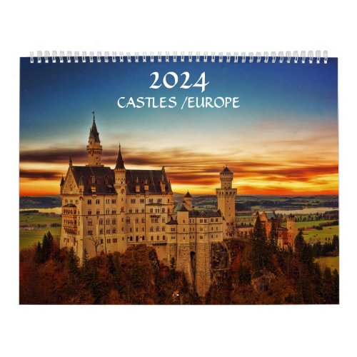 Castles in Europe 2024 Calendar