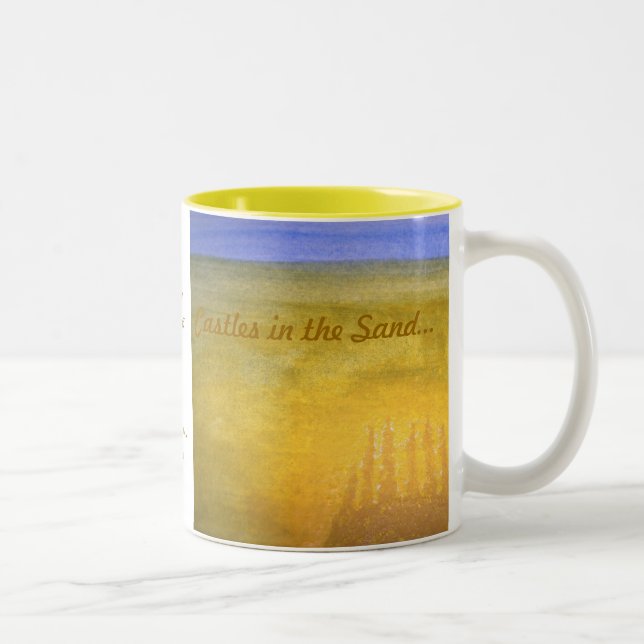 Castles in the Sand...mug Two-Tone Coffee Mug (Right)