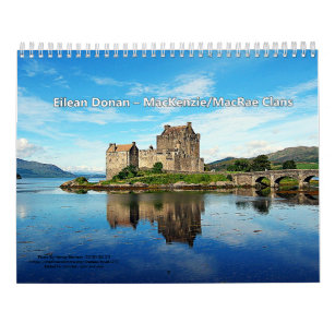 Castles Of 13 Scottish Highland Clans Calendar