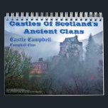 Castles Of Scotland's Ancient Clans Photo Calendar<br><div class="desc">Stunning photography and paintings of long-gone castles across Scotland are included in this calendar that features 14 Scottish clans and their historic homes. Clans represented are large and famous as well as small and little known. Included are Agnew, Campbell, Douglas, Drummond, Elliot, Hay, Henderson, Kennedy, MacAlister, Montgomery, Saxe-Coburg-Gotha & House...</div>