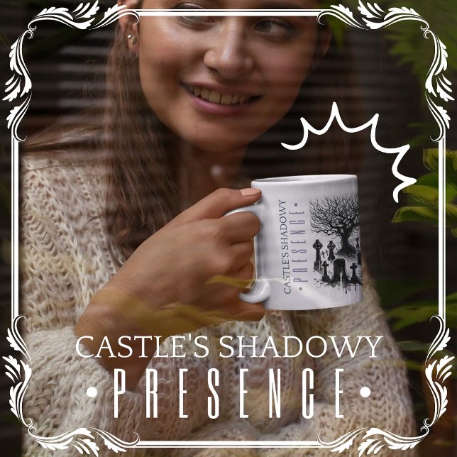 Castle's Shadowy Presence Coffee Mug (Castle's Shadowy Presence cover from The Beekeeper Store)
