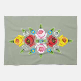 Castles - Traditional Canal Folk Art Towel