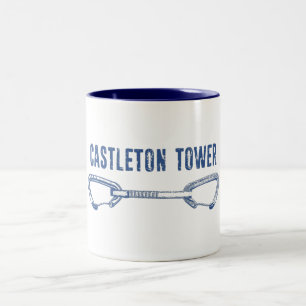 Castleton Tower Climbing Quickdraw Two-Tone Coffee Mug