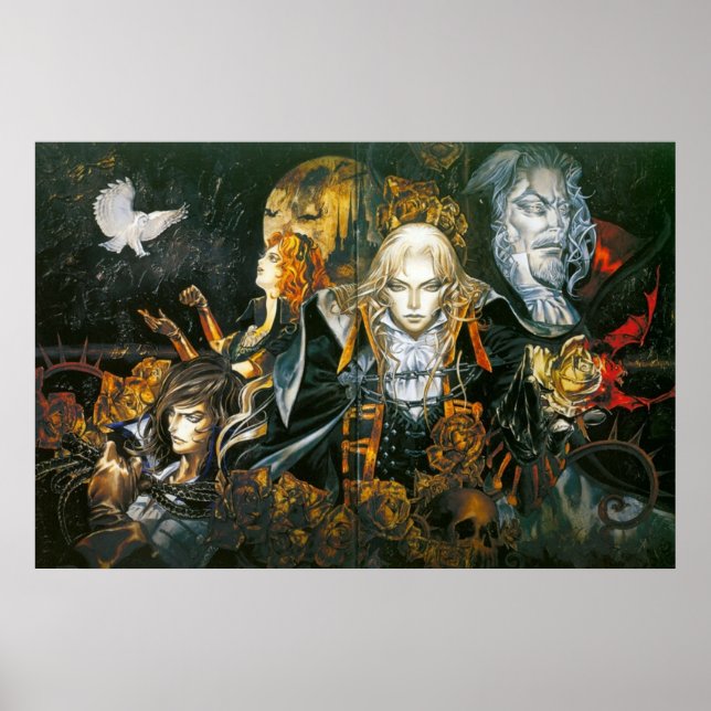 CastleVania Vintage 8k Poster (Front)