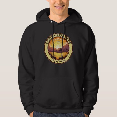 Castlewood Canyon State Park Colorado Badge Hoodie