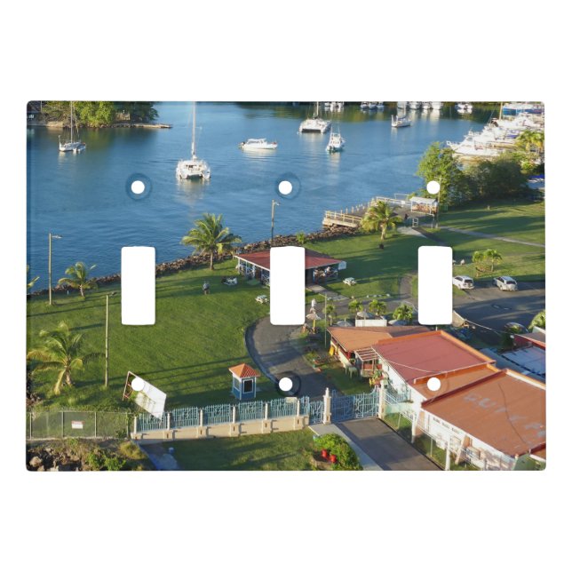 Castries Saint Lucia Caribbean Island Light Switch Cover (Front)