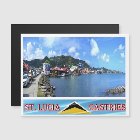 Castries - Saint Lucia - Panorama - (Front/Back)