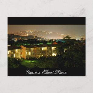 Castries. Saint Lucia Postcard
