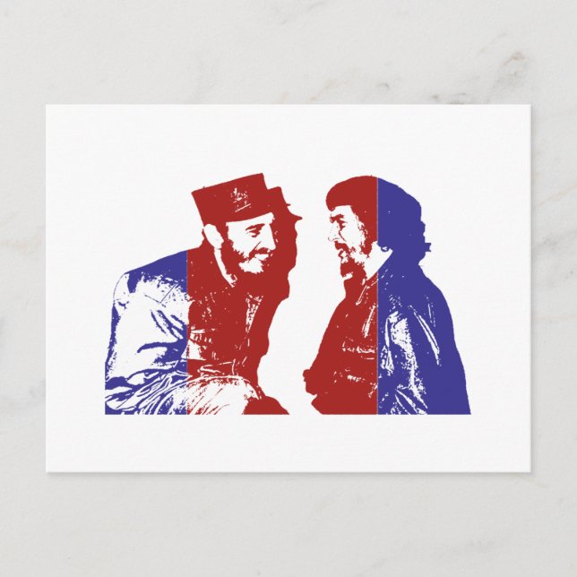 Castro and Che Postcard (Front)