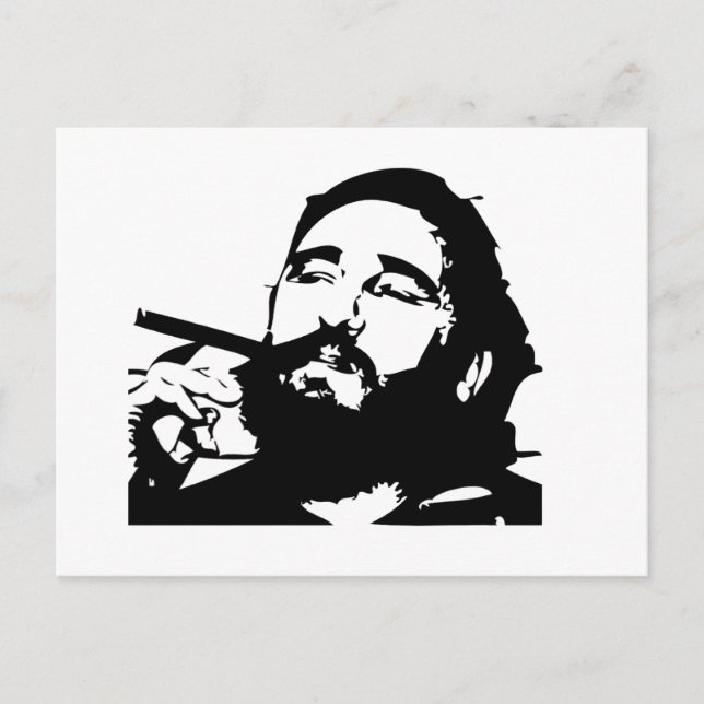 Castro Fidel cuban revolution Postcard (Front)