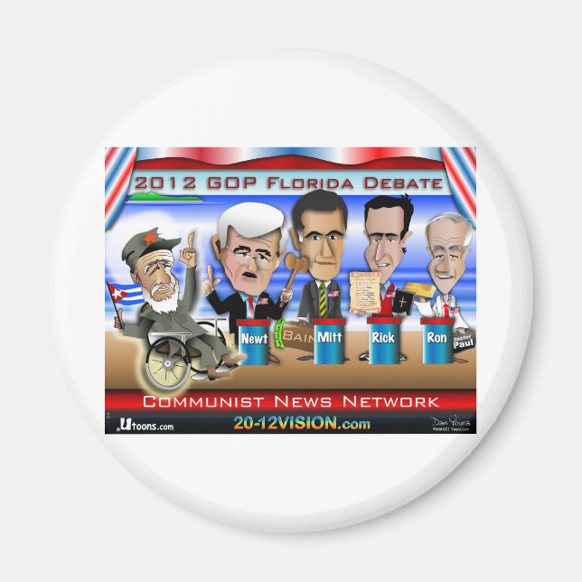 Castro Florida Debate Magnet (Front)