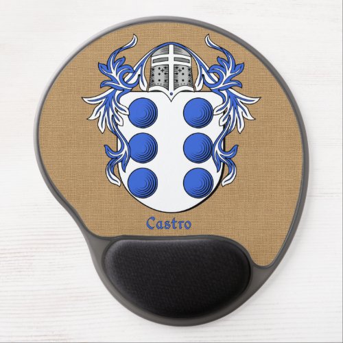 Castro Historical Arms and Mantle Gel Mouse Pad