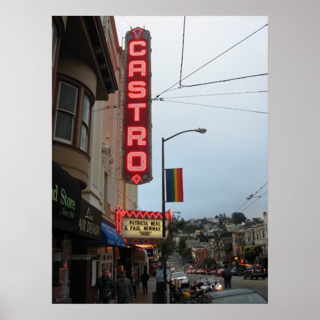 Castro, San Francisco CA poster (Front)