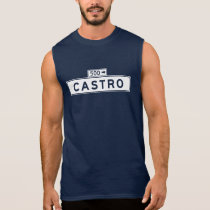 Castro St., San Francisco Street Sign Sleeveless Shirt Castro St., San Francisco Street Sign Sleeveless Shirt