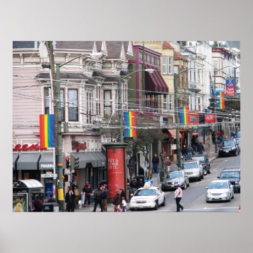 Castro Street _ San Francisco California Poster