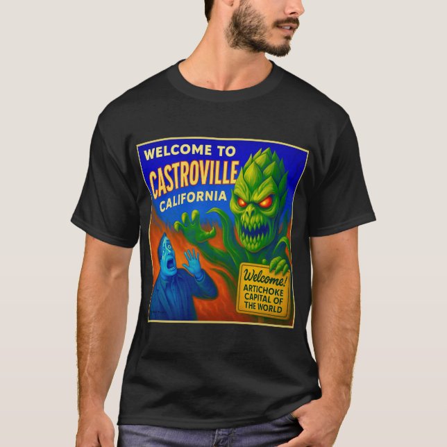 CASTROVILLE, CALIFORNIA ARTICHOKE. T-Shirt (Front)
