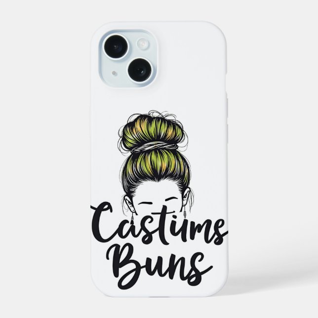 castume buns  iphone case (Back)
