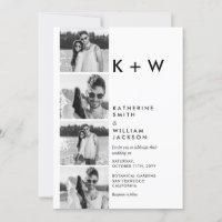 Casual 4 Photo Booth Initials All in One Wedding 