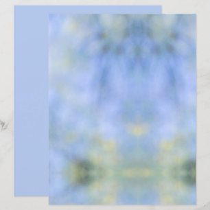 Casual Abstract Blue Yellow Pattern Junk Journal