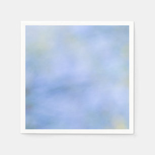 Casual Abstract Blue Yellow Pattern Palo Verde Napkins