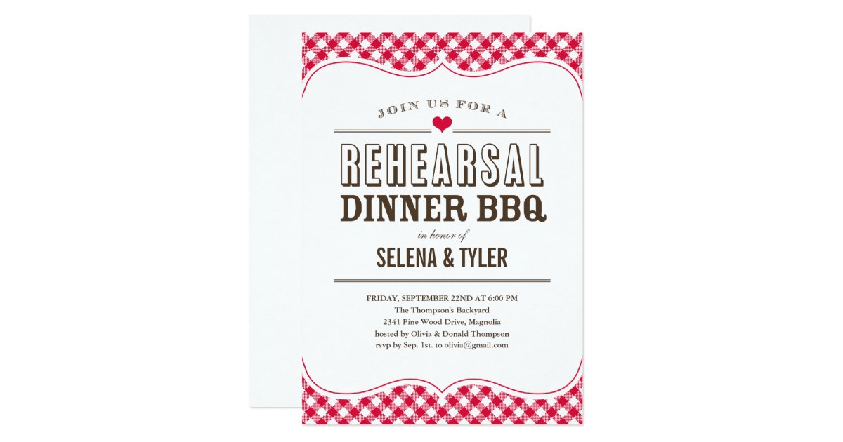 Casual Rehearsal Dinner Invitations 5