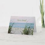 Casual Beachy Wedding Invitation
