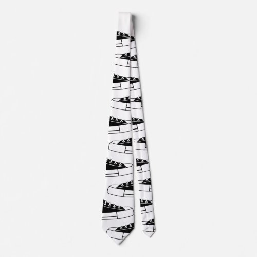 Casual Black Sneakers Unisex Neck Tie