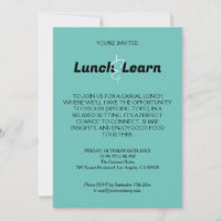 Casual Business Lunch Invitation