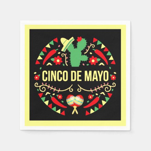 Casual Celebration Cinco de Mayo Party Napkins