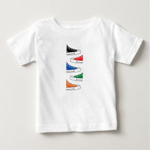 Casual Colorful Sneakers Baby T-Shirt