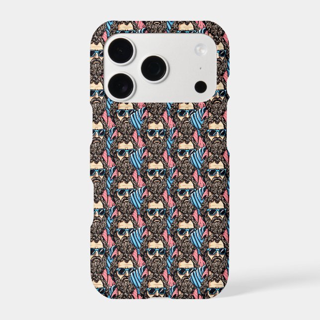 Casual Cool Philosopher Look Iphone Case (Back)