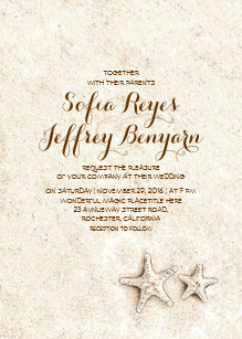 Casual Wedding Invitations Zazzle Casual Elegant Beach Wedding Invitations