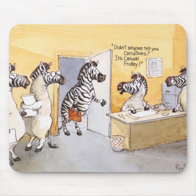 Casual friday mouse pad (Front)