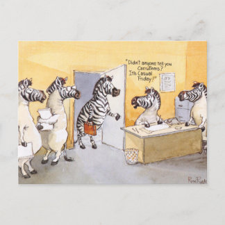 Casual friday postcard