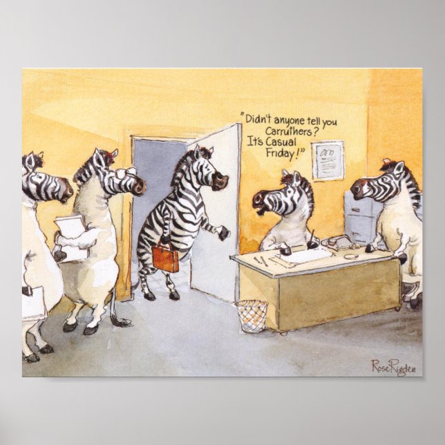 Casual friday poster (Front)