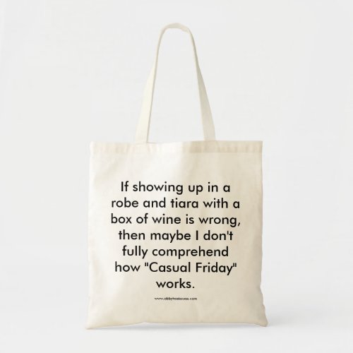 Casual Friday tote bag