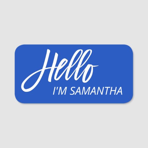 Casual Friendly Business or Social Function Name Tag