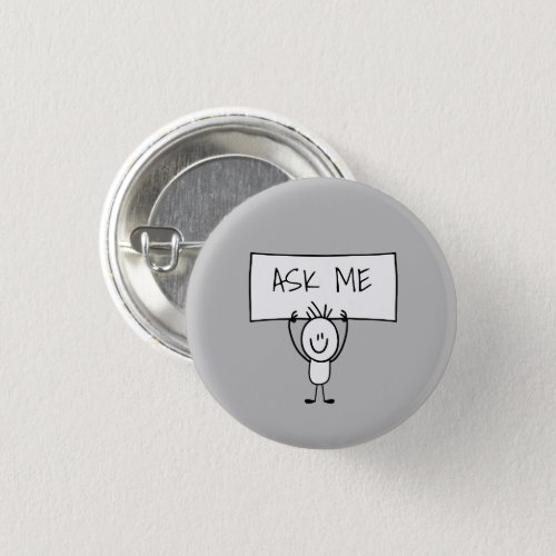 Casual Fun Gray Retail Ask Me Buttons