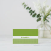 Casual Green Business Card (Standing Front)