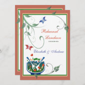Casual Lunch - Rehearsal Luncheon Invitation (Front/Back)
