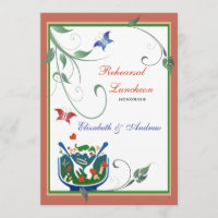 Casual Lunch - Rehearsal Luncheon Invitation