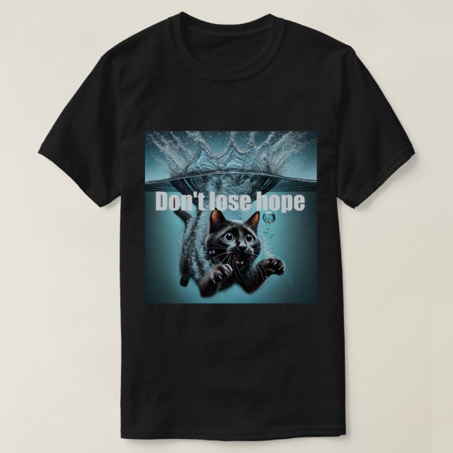 Casual men's T-shirt with a motivational inscripti (Design Front)