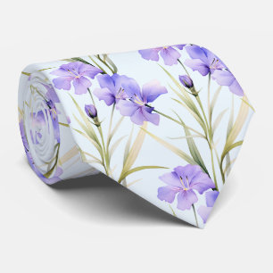 Casual Office Wildflowers Boho Neck Tie
