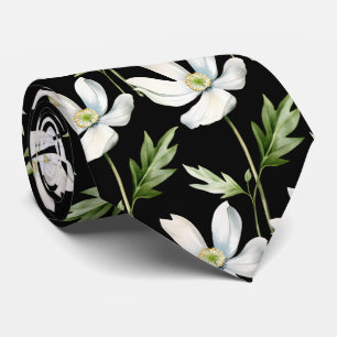Casual Office WIldflowers Boho Neck Tie