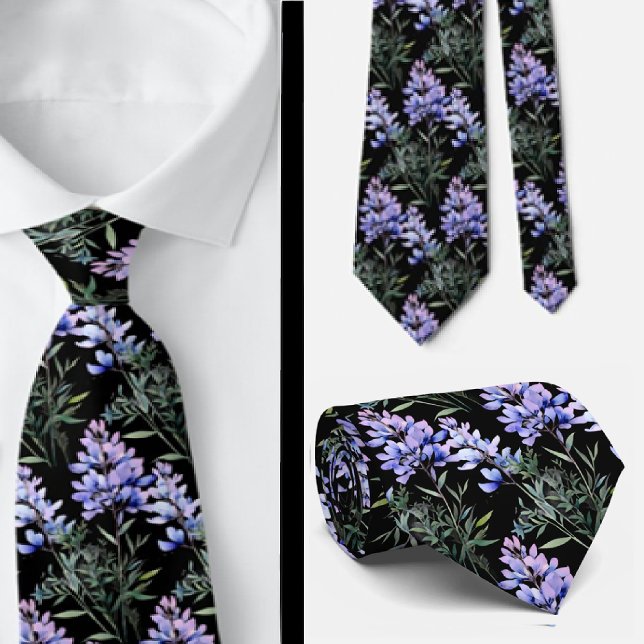 Casual Office WIldflowers Boho Neck Tie (Creator Uploaded)